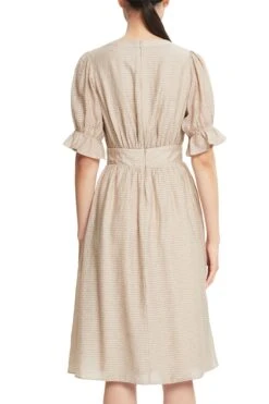 ESPRIT Midikleid Light Taupe -Esprit Verkauf esprit midikleid light taupe 2