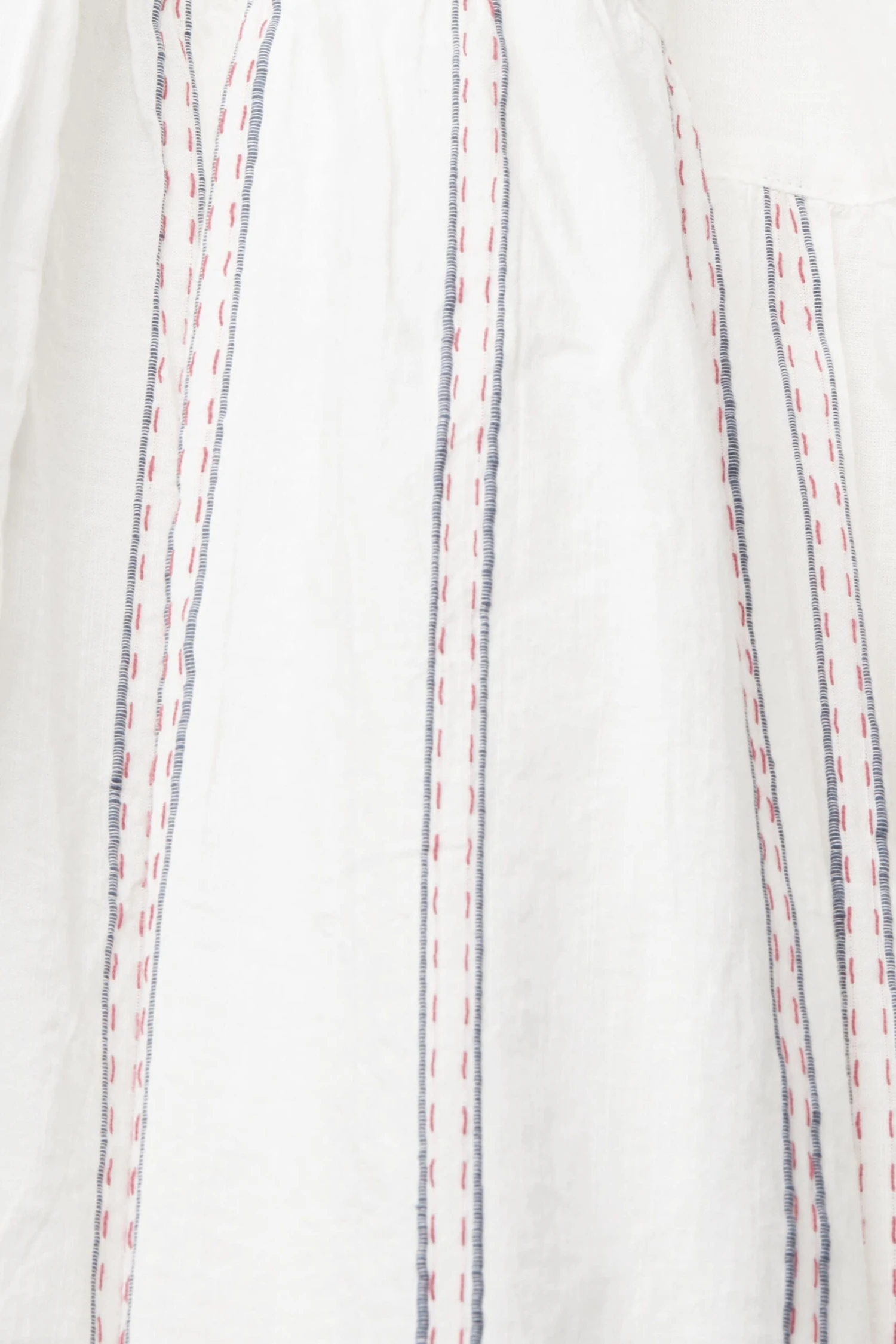 ESPRIT Midikleid Mit Gestickten Streifen Off White 3 4 ESPRIT Midikleid Mit Gestickten Streifen Off White 3 - Image 4