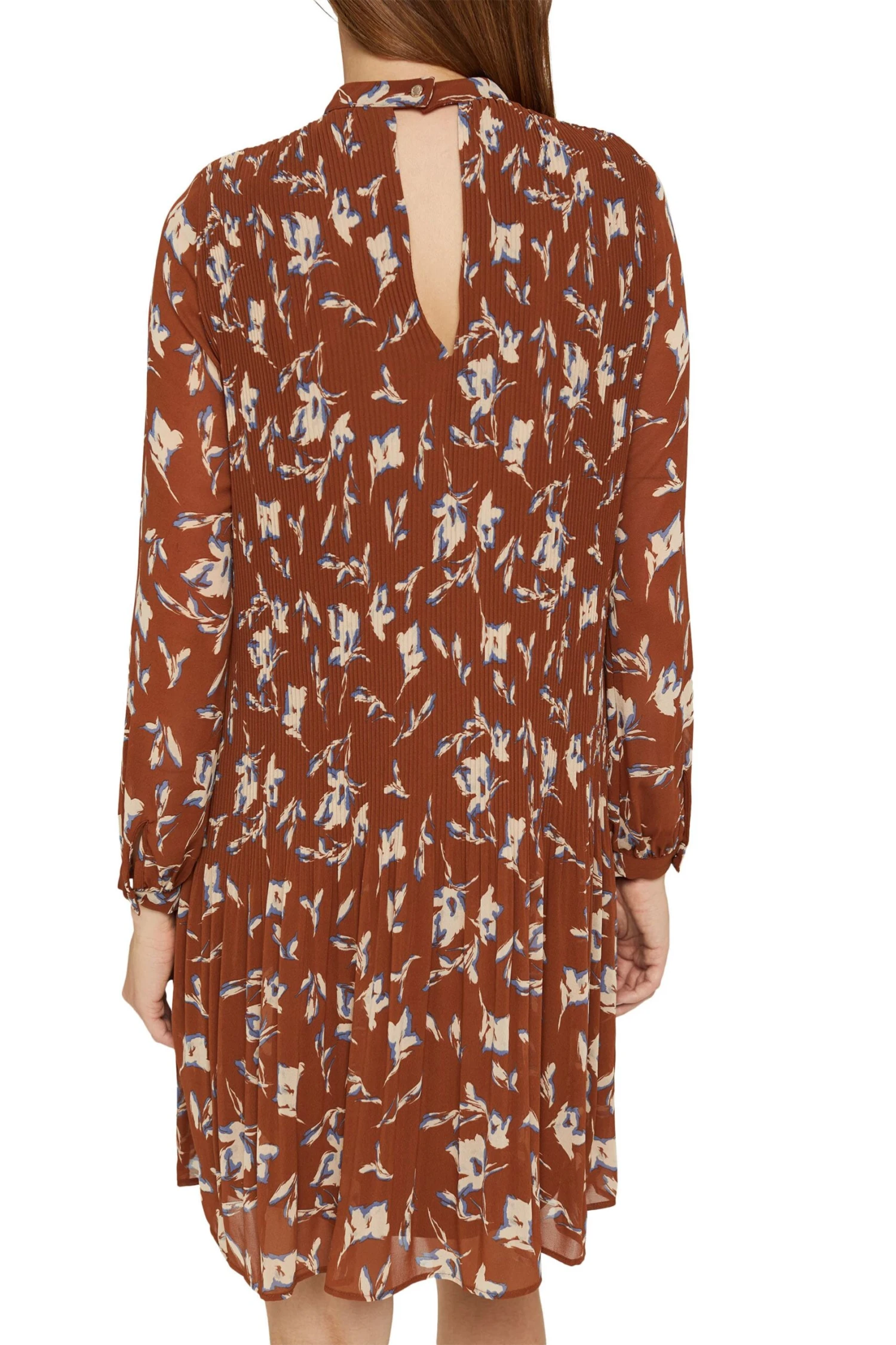 ESPRIT Plisseekleid Terracotta 4 2 ESPRIT Plisseekleid Terracotta 4 - Image 2