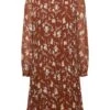 ESPRIT Plisseekleid Terracotta 4
