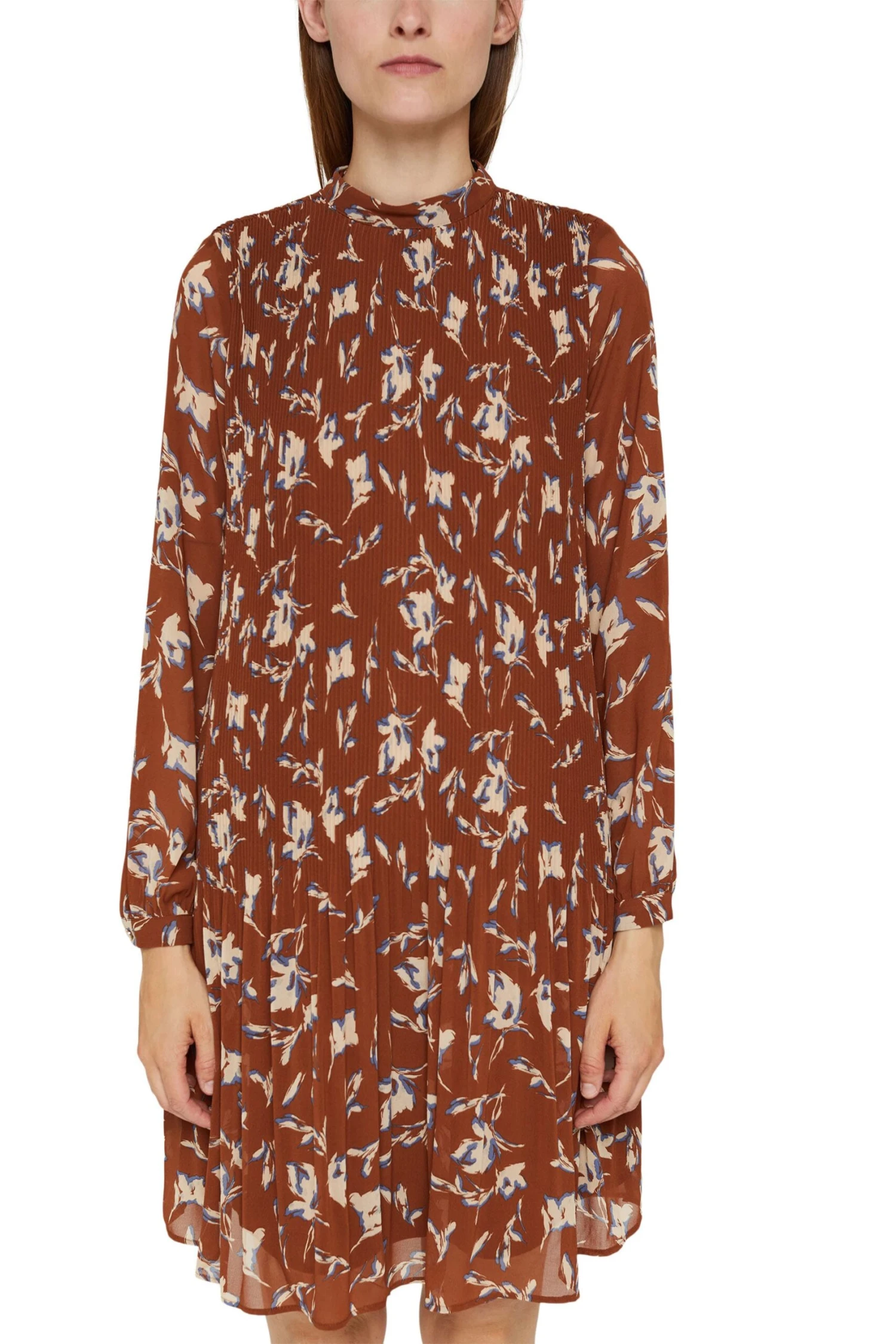 ESPRIT Plisseekleid Terracotta 4 3 ESPRIT Plisseekleid Terracotta 4 - Image 3