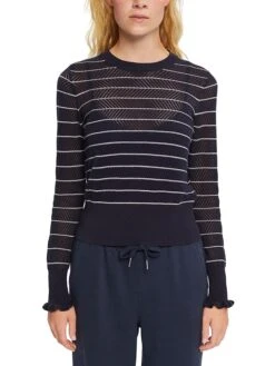 ESPRIT Pullover In Dunkelblau