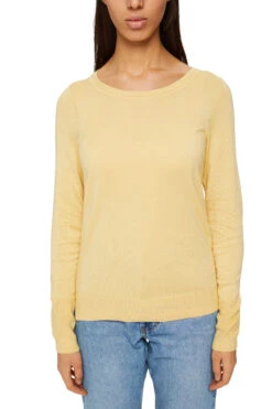 Esprit Verkauf -Esprit Verkauf esprit pullover mit saum dusty yellow 1
