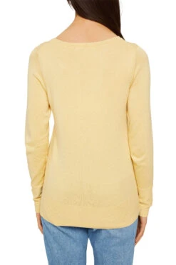 ESPRIT Pullover Mit Saum Dusty Yellow 6 ESPRIT Pullover Mit Saum Dusty Yellow -Esprit Verkauf esprit pullover mit saum dusty yellow 2