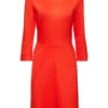 ESPRIT Punto-Minikleid Red