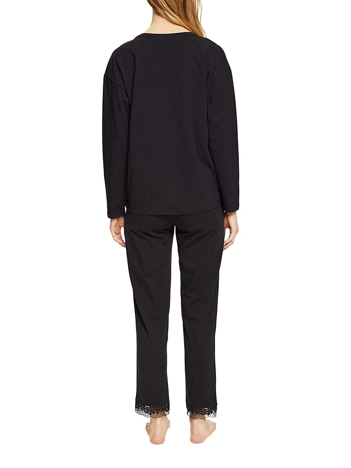ESPRIT Pyjama In Schwarz 3 ESPRIT Pyjama In Schwarz - Image 3