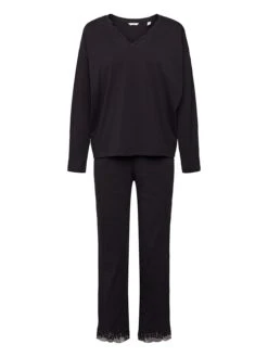 ESPRIT Pyjama In Schwarz