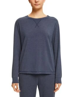 ESPRIT Pyjama-Oberteil In Dunkelblau