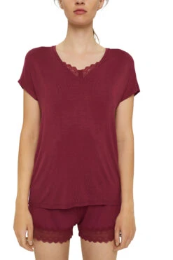 ESPRIT Shirt Dark Red -Esprit Verkauf esprit shirt dark red 2
