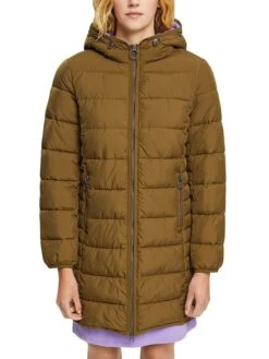 ESPRIT Steppmantel In Camel