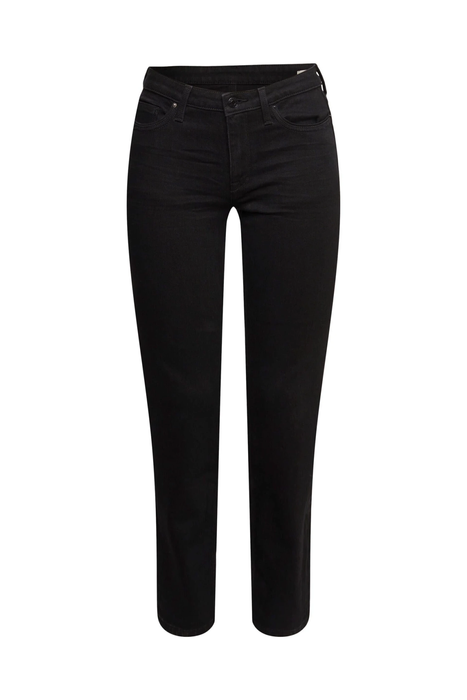ESPRIT Straight Leg Jeans Black Rinse 1 ESPRIT Straight Leg Jeans Black Rinse