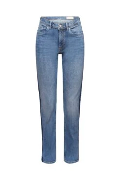 ESPRIT Stretch-Jeans Mit Webstreifen Blue Medium Wash