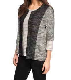 ESPRIT Strick-Jacke In Grau