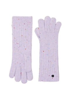 ESPRIT Strickhandschuhe Mit Bunten Sprenkeln Lilac