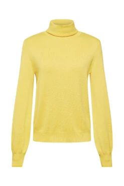 ESPRIT Strickpullover Mit Rollkragen Dusty Yellow