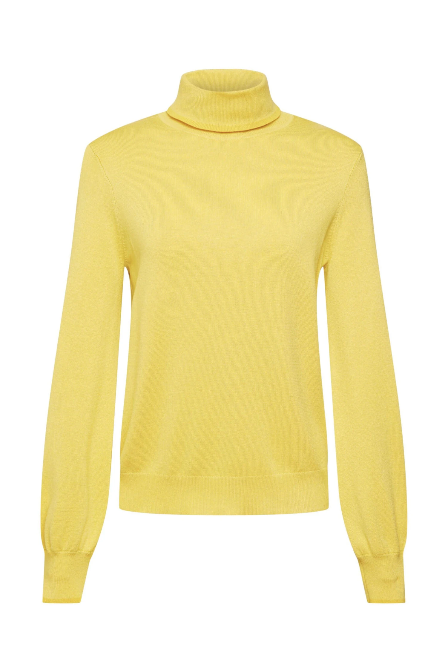ESPRIT Strickpullover Mit Rollkragen Dusty Yellow 1 ESPRIT Strickpullover Mit Rollkragen Dusty Yellow