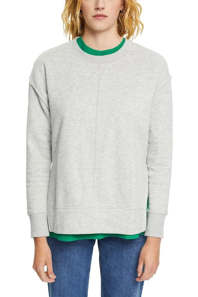 ESPRIT Sweatshirt In Light Grey 5 2 ESPRIT Sweatshirt In Light Grey 5 - Image 2
