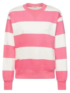 ESPRIT Sweatshirt In Pink/ Weiß