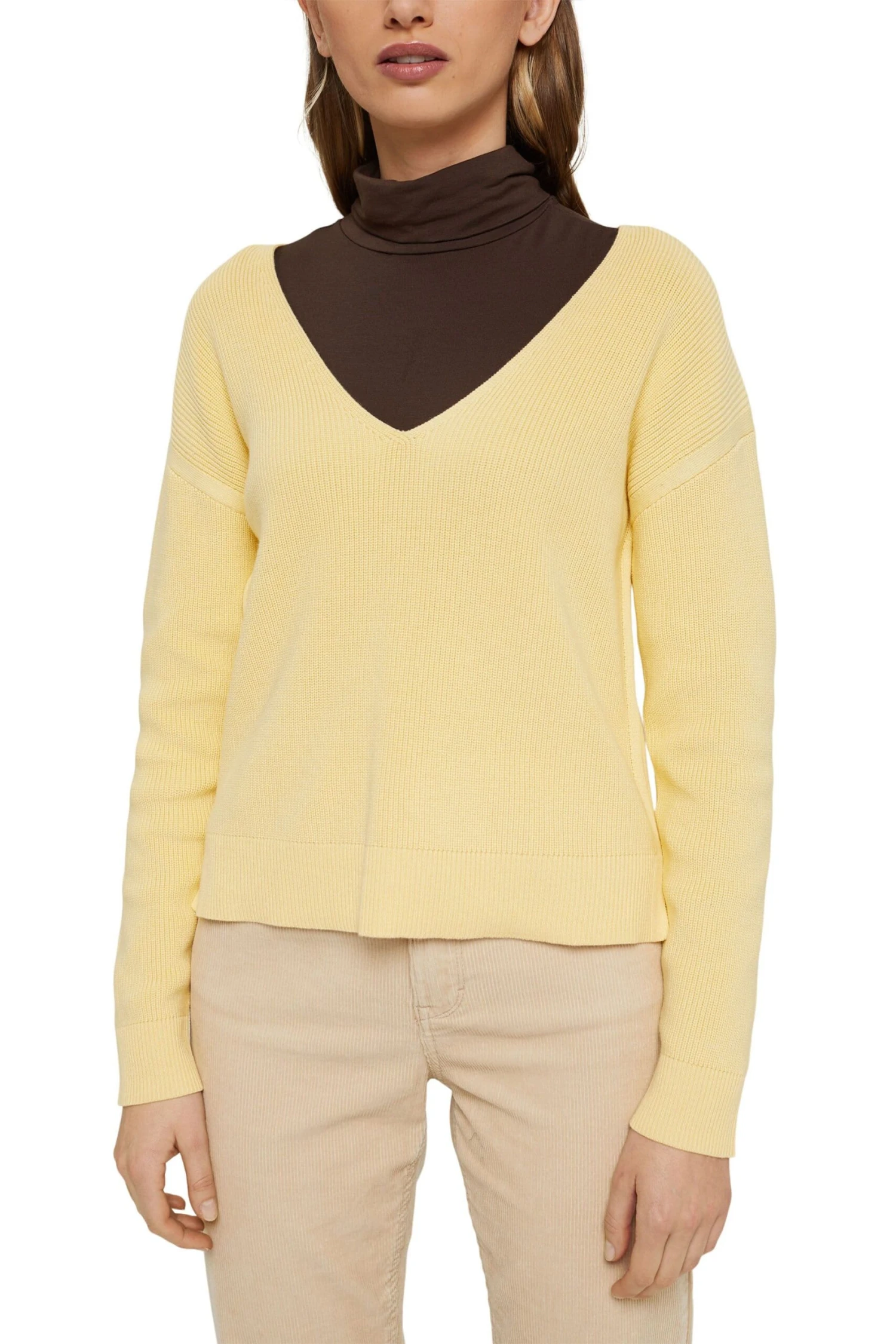 ESPRIT Sweatshirt Pastel Yellow 2 ESPRIT Sweatshirt Pastel Yellow - Image 2