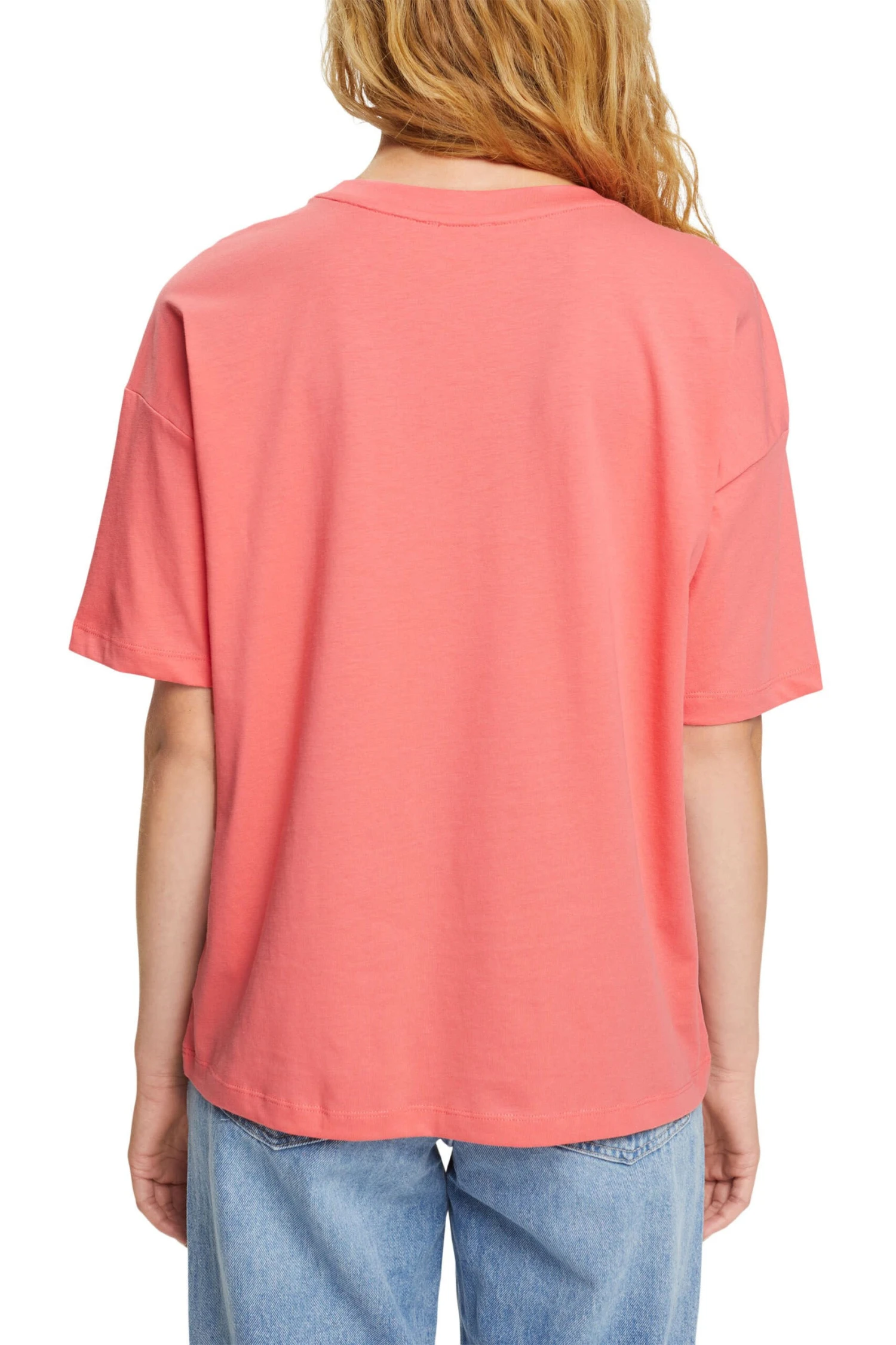 ESPRIT T-Shirt Coral Red 3 ESPRIT T-Shirt Coral Red - Image 3