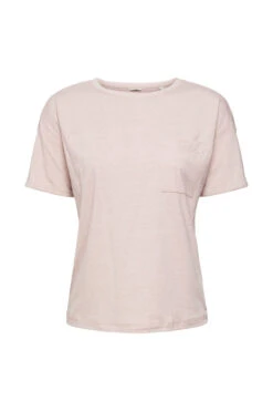 ESPRIT T-Shirt Mit Brusttasche Old Pink