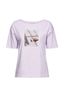 ESPRIT T-Shirt Mit Fotoprint Lilac