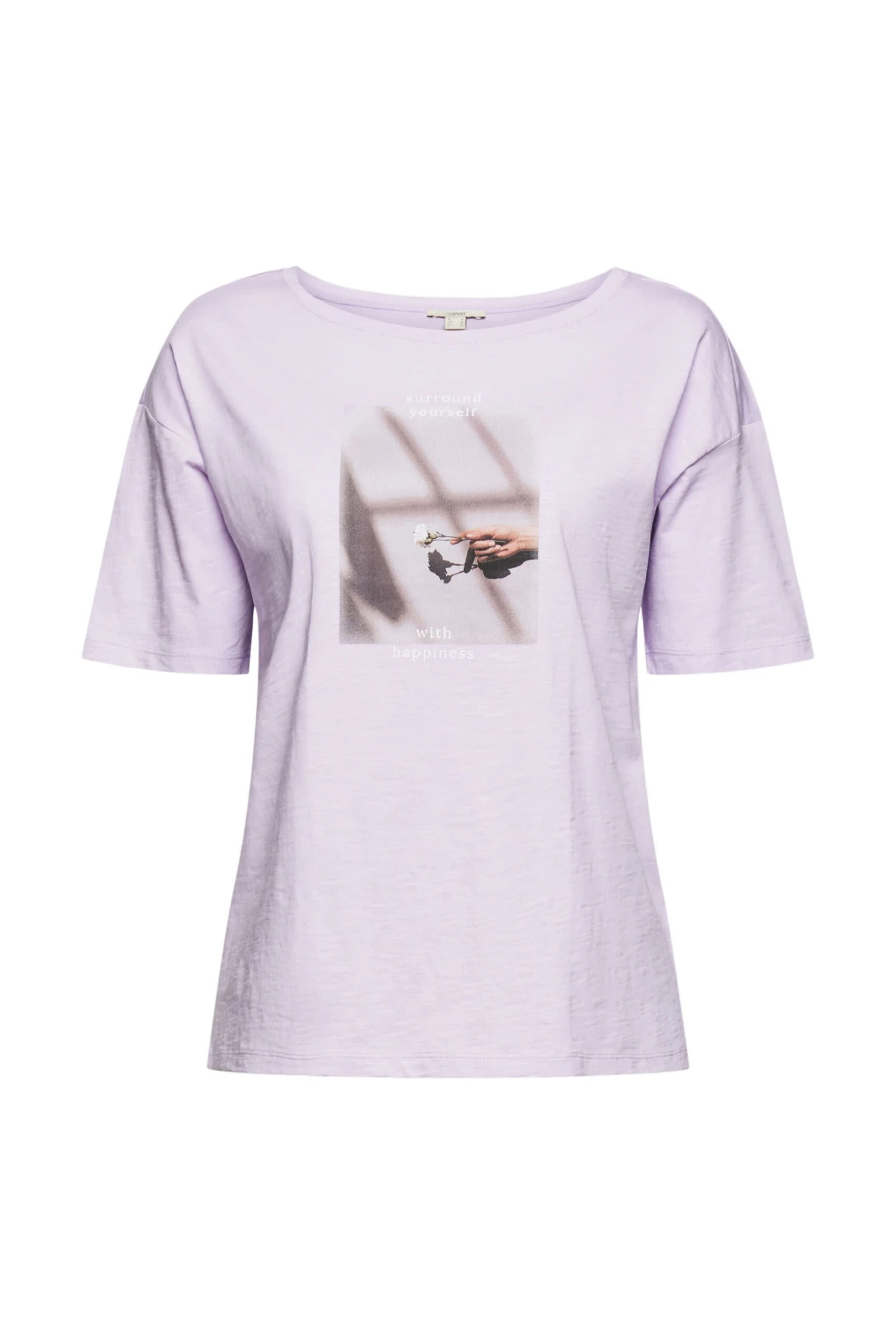 ESPRIT T-Shirt Mit Fotoprint Lilac 1 ESPRIT T-Shirt Mit Fotoprint Lilac