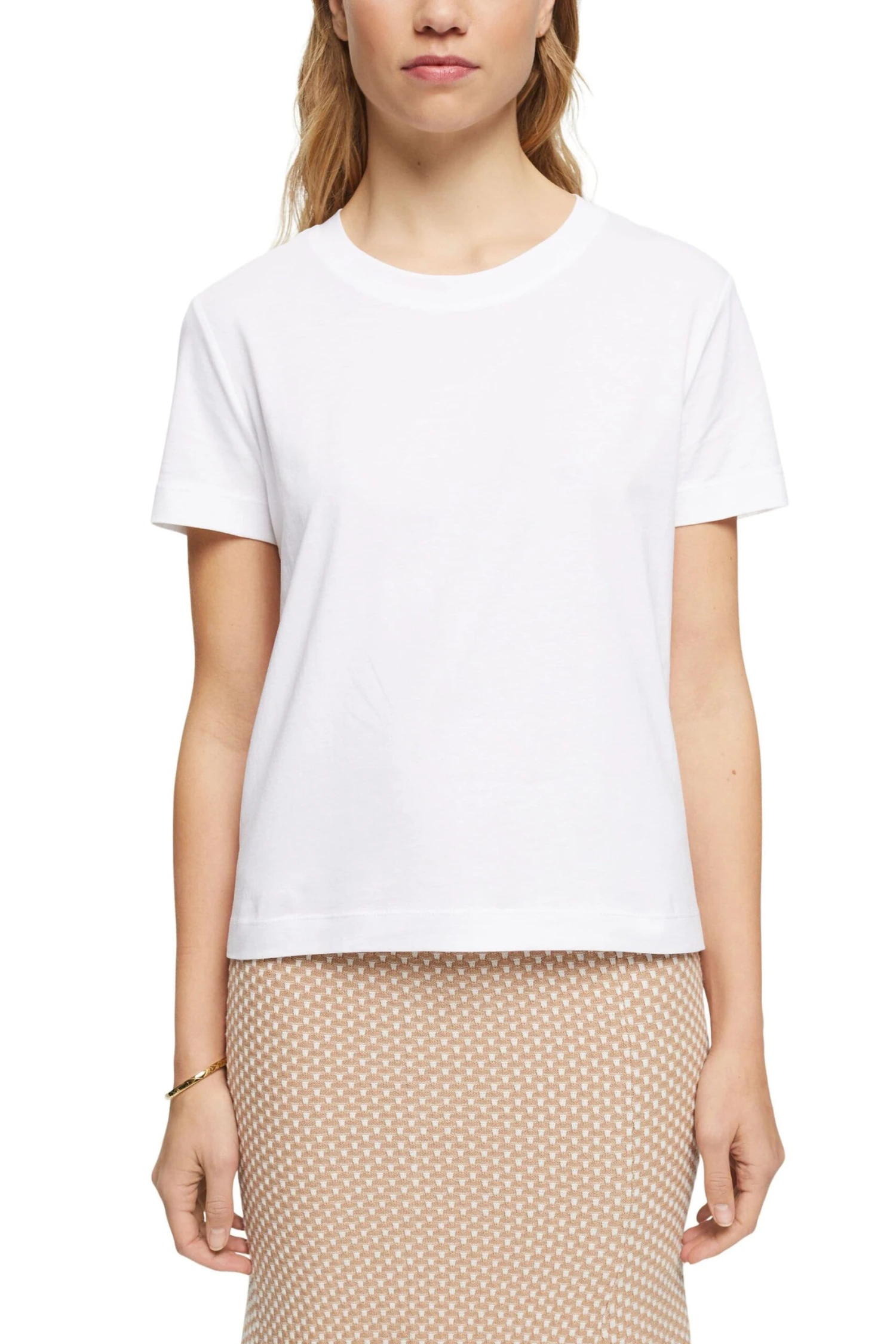 ESPRIT T-Shirt Mit Rundhalsausschnitt White 2 ESPRIT T-Shirt Mit Rundhalsausschnitt White - Image 2