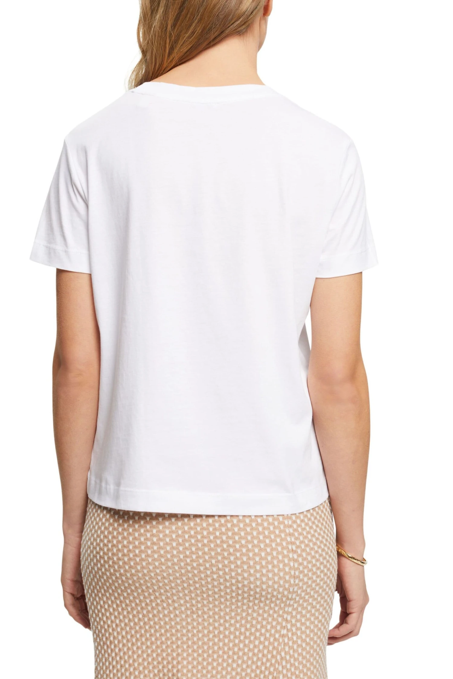 ESPRIT T-Shirt Mit Rundhalsausschnitt White 3 ESPRIT T-Shirt Mit Rundhalsausschnitt White - Image 3