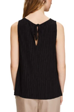 ESPRIT Top Mit Crinkle-Effekt Black -Esprit Verkauf esprit top mit crinkle effekt black 2