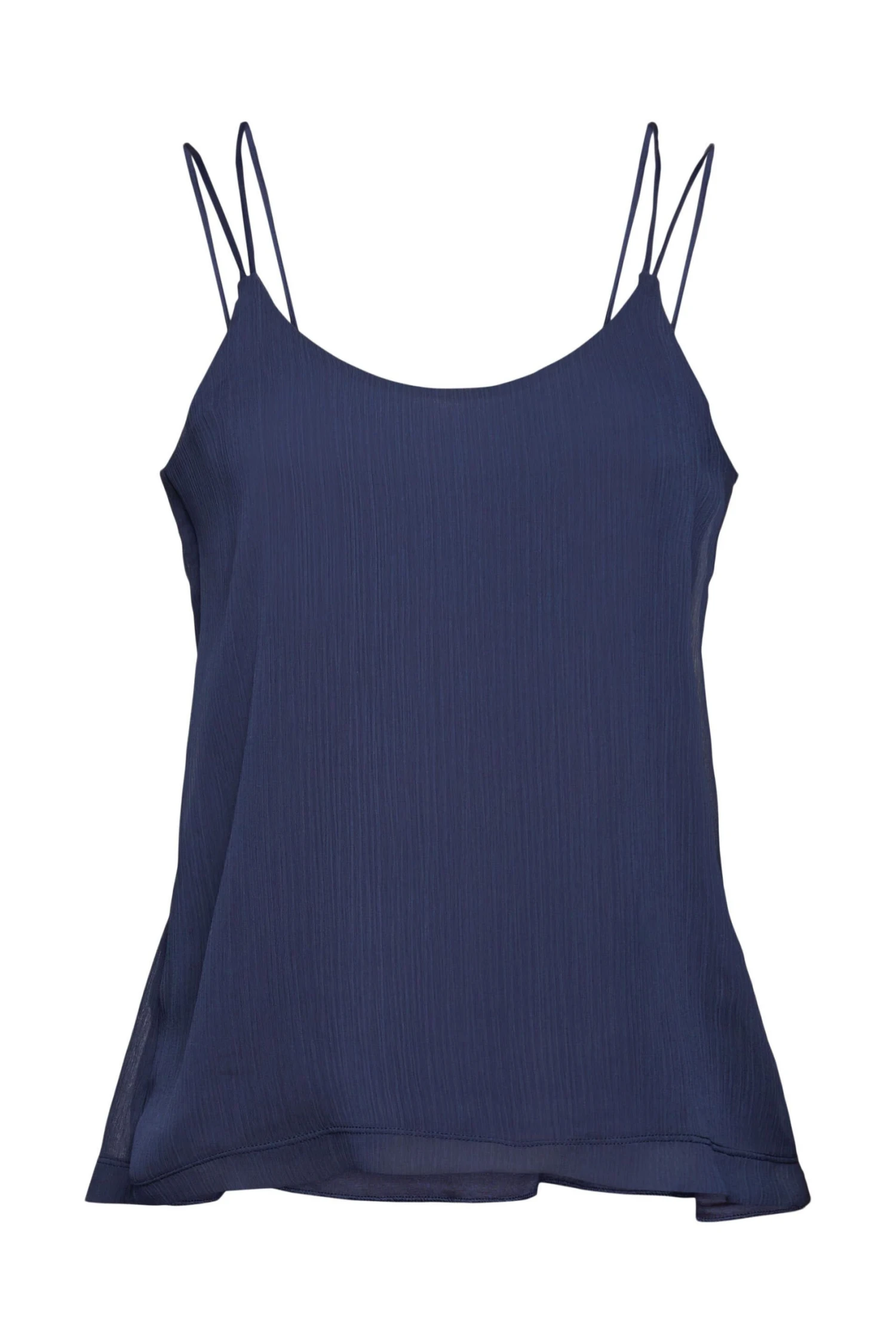 ESPRIT Top Mit Doppelten Spaghettiträgern Dark Blue 1 ESPRIT Top Mit Doppelten Spaghettiträgern Dark Blue